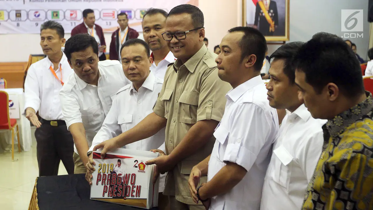 Partai Gerindra Daftarkan 575 Bakal Calon Legislatif 2019