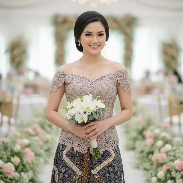 Model Baju Bridesmaid Rok dan Atasan Simpel (Gemini AI)