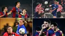 Berikut ini tujuh bintang dunia yang pernah membela Barcelona dan Chelsea. Dua di antaranya, Cesc Fabregas dan Pedro yang hingga kini masih bermain untuk Chelsea. (Kolase foto-foto dari AFP)