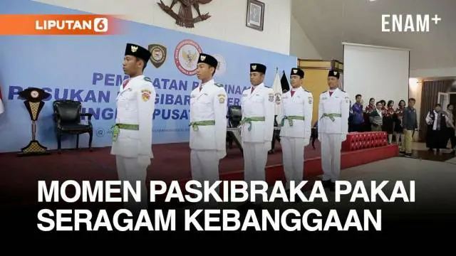 Momen Wajah Berseri Calon Paskibraka Nasional 2025 Kenakan Seragam