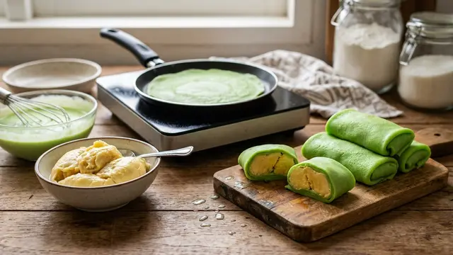 Resep Pancake Durian Tanpa Whipped Cream (AI Generated)