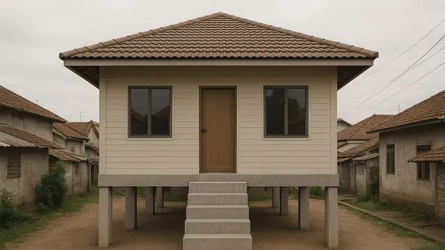 Model Rumah Sederhana untuk Daerah Rawan Banjir