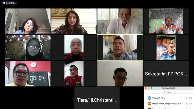 Pordasi Gelar Rapat Virtual saat Pandemi Virus Corona Covid-19
