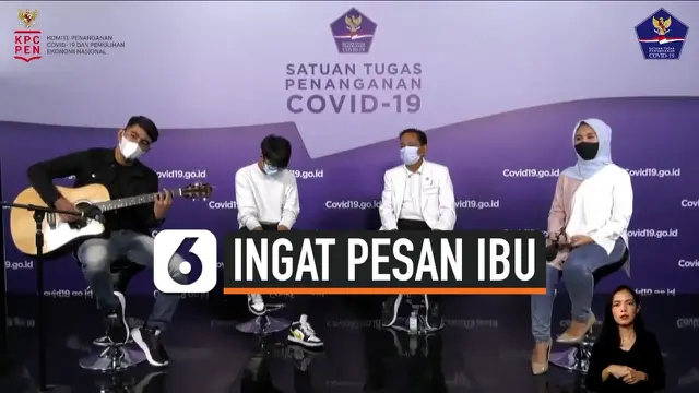 VIDEO: Pesan Protokol Covid-19 dalam Senandung Lagu Ingat Pesan Ibu
