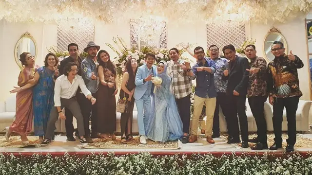 6 Momen Pernikahan Angga Putra 'Anak Langit', Dihadiri Banyak Selebriti