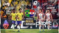 Cover prediksi Timnas Brasil versus Timnas Kroasia pada laga uji coba. (generated AI)