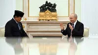 Bahas Sejumlah Isu Strategis, Prabowo Kembali Bertemu Putin di Kremlin
