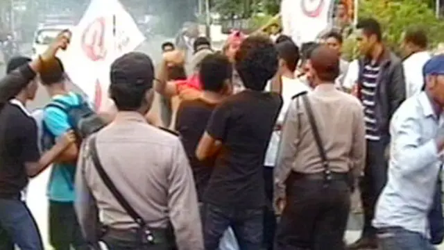 Demo Sumpah Pemuda di Menteng Ricuh