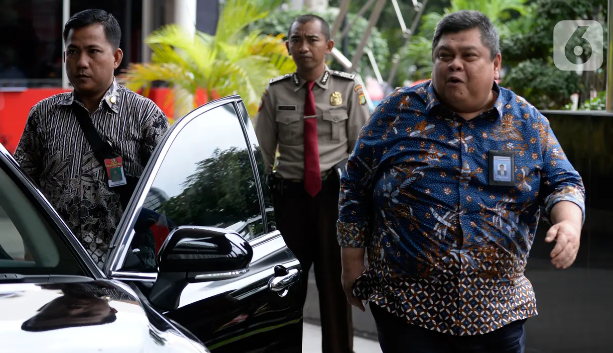 Kepala Badan Pengawasan Keuangan dan Pembangunan (BPKP)  Muhammad Yusuf Ateh tiba untuk melakukan pertemuan di Gedung KPK, Jakarta, Kamis (20/02/2020). Pertemuan membahas kerjasama antar lembaga KPK dan BPKP. (merdeka.com/Dwi Narwoko)