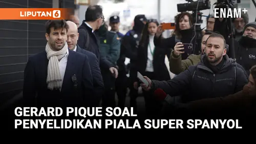 VIDEO: Mantan Bek Barcelona, Gerard Pique Ditanyai Hakim dalam Penyelidikan Piala Super Spanyol