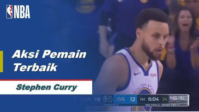 VIDEO: Stephen Curry, Pemain Terbaik Game 3 Final NBA 2019