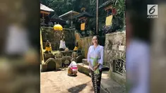 Warganet dikomentari warganet karena kecantikannya saat mengenakan pakaian adat kebaya khas Bali.