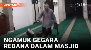 Viral Pria Ngamuk di Masjid Lantaran Jemaah Bermain Rebana