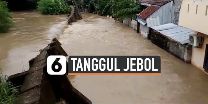 VIDEO: Tanggul Sungai Jebol Picu Panik Warga, Pondok Gede Permai Bekasi Banjir 2 Meter