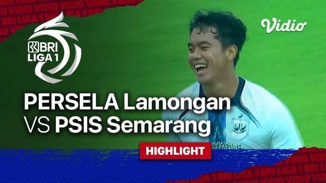 Berita Video, Highlights BRI Liga 1 2021/2022 antara PSIS Semarang Vs Persela Lamongan pada Selasa (29/3/2022)
