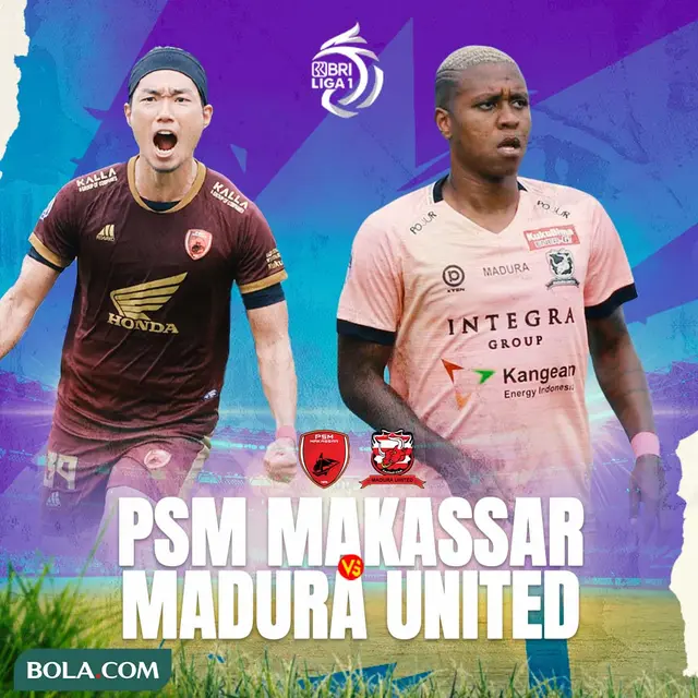 Hasil BRI Liga 1: Sikat PSM, Madura United Pepet Borneo FC di Puncak ...