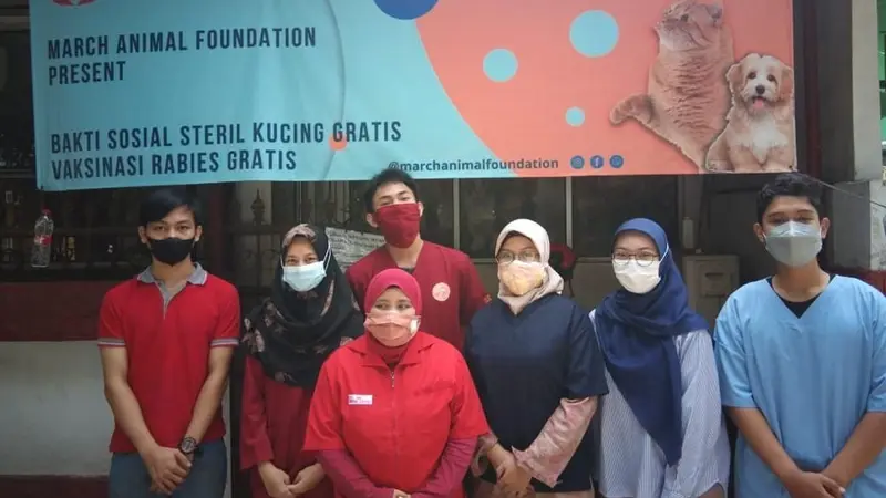 Sambut World Rabies Day, March Animal Foundation Adakan Baksos Steril dan Vaksin Rabies Gratis