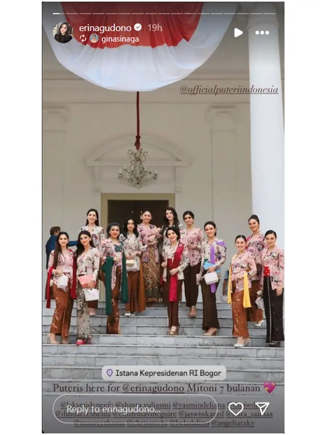 6 Potret Erina Gudono di Tasyakuran 7 Bulan Kehamilan,