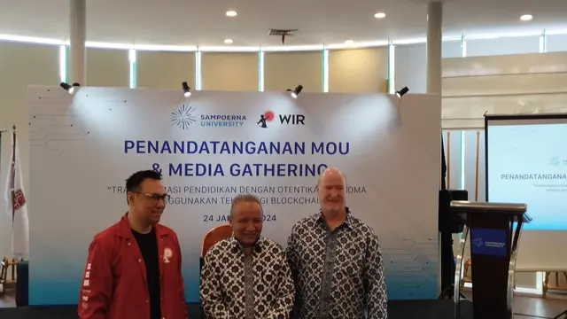 Penandatanganan Mou dan Media Gathering PT WIR Asia Tbk (WIRG) dan Sampoerna University, Rabu (24/1/2024). (Foto: Liputan6.com/Gagas YP)