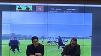 Ketua Umum PSSI Erick Thohir memberi pembaruan terkait progres persiapan jelang Piala Dunia U-17 2023 yang bakal berlangsung tepat 30 hari lagi. (Liputan6.com/Melinda Indrasari)