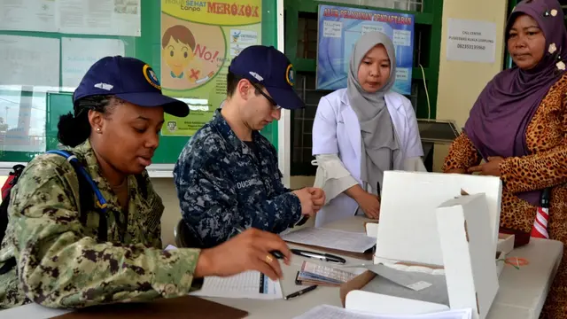Militer Amerika Pimpin Misi Tanggap Bencana Multilateral di Bengkulu