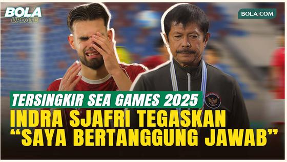 Timnas Indonesia U-22 Gagal ke Semifinal SEA Games 2025, Indra Sjafri: Saya yang Bertanggung Jawab!