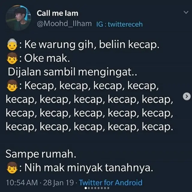 momen kocak warganet ke warung (foto: @moohd_ilham)