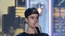 Kemunculan Justin terlihat pada Minggu (6/8/2017) lalu, saat itu kabarnya ia baru saja meninggalkan The Peppermint Club di West Hollywood. (AFP/Larry Bussaca)