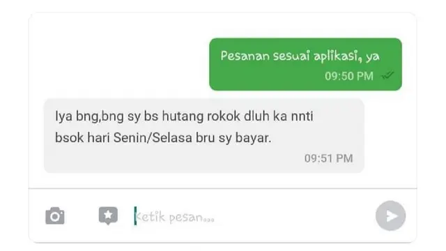 6 Chat Penumpang Ojek Online Tawar Tarif Ini Bikin Geleng Kepala