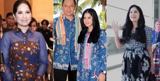 Inspirasi Dress Batik dari Ibu Menteri Annisa Pohan. [@annisayudhoyono]