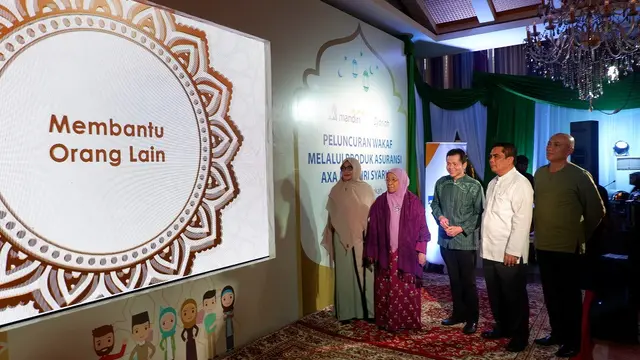 Peluncuran fitur wakaf dari AXA Mandiri Syariah