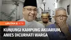 Bakal calon Presiden Anies Baswedan, Jumat (14/7) siang menyambangi Kampung Susun Akuarium, di Penjaringan, Jakarta Utara. Kampung Susun Akuarium diresmikan Anies Baswedan pada Agustus 2021, ketika dirinya menjabat sebagai Gubernur DKI Jakarta.