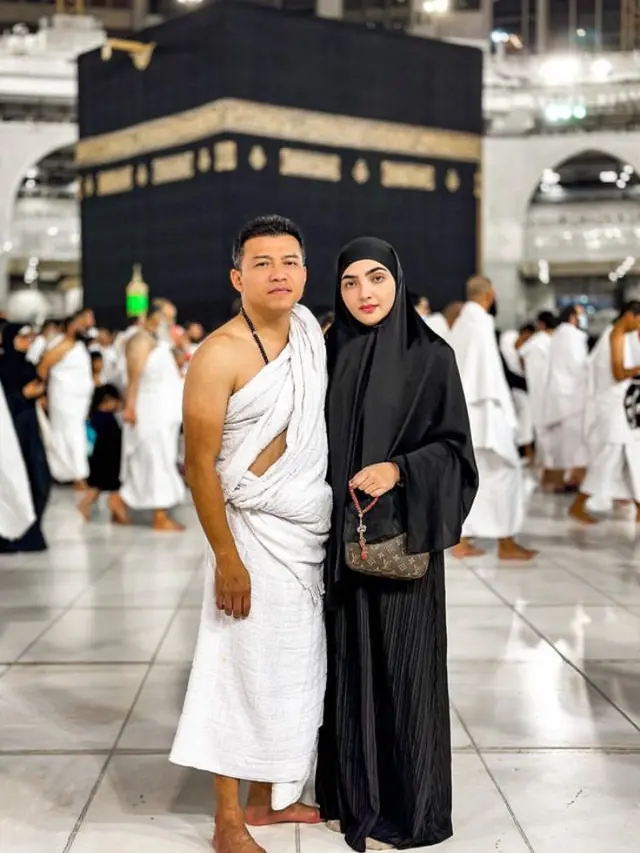 Ashanty umrah bersama keluarga. [@ashanty_ash]