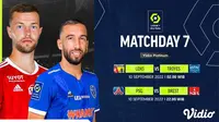 Jadwal dan Live Streaming Ligue 1 2022/2023 Matchday 7 di Vidio, Sabtu 10 September 2022. (Sumber : dok. vidio.com)