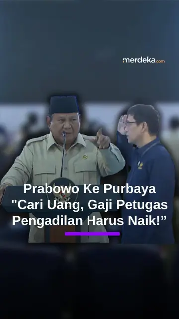 Instruksi Prabowo ke Purbaya: Menkeu Cari Uang, Petugas Pengadilan Harus Naik Gaji!