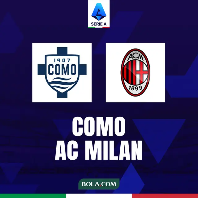 Liga Italia - Como Vs AC Milan