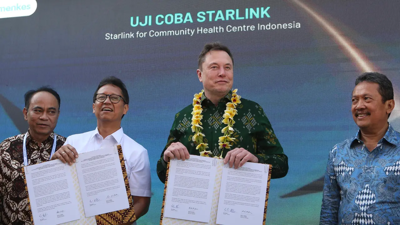 Elon Musk Tanda Tangani Mou Peluncuran Starlink
