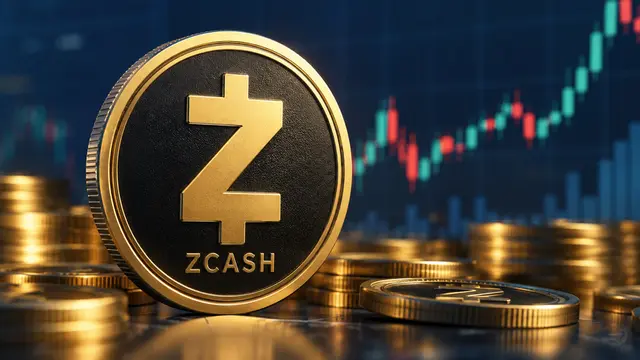 Aset kripto Zcash (ZEC). (Ilustrasi by AI)