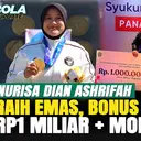 Nurisa Dian Ashrifah Panen Bonus Usai Raih Emas Asian Games 2026, Dapat Rp1 Miliar dan Mobil Listrik