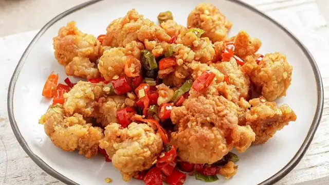 Resep ayam cabe garam. (dok. Cookpad @falunas)