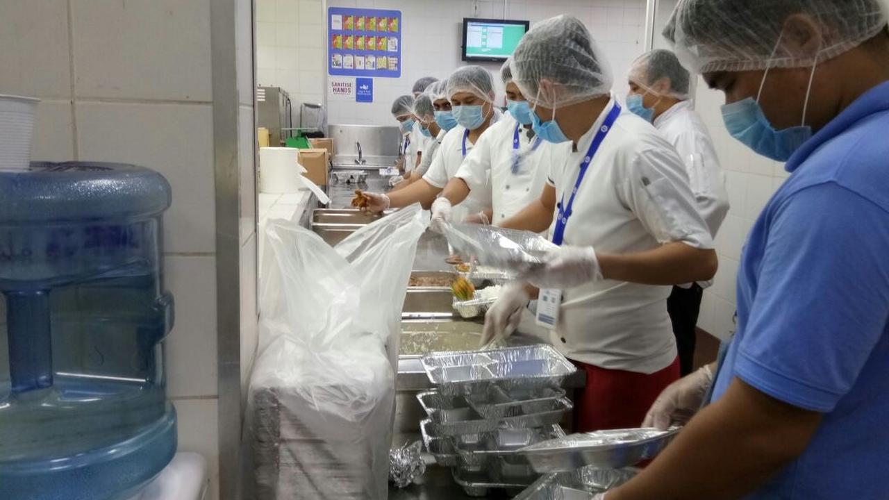 Katering Al Musbah, salah satu penyedia makanan jemaah haji Indonesia (Liputan6.com/Taufiqurrahman)