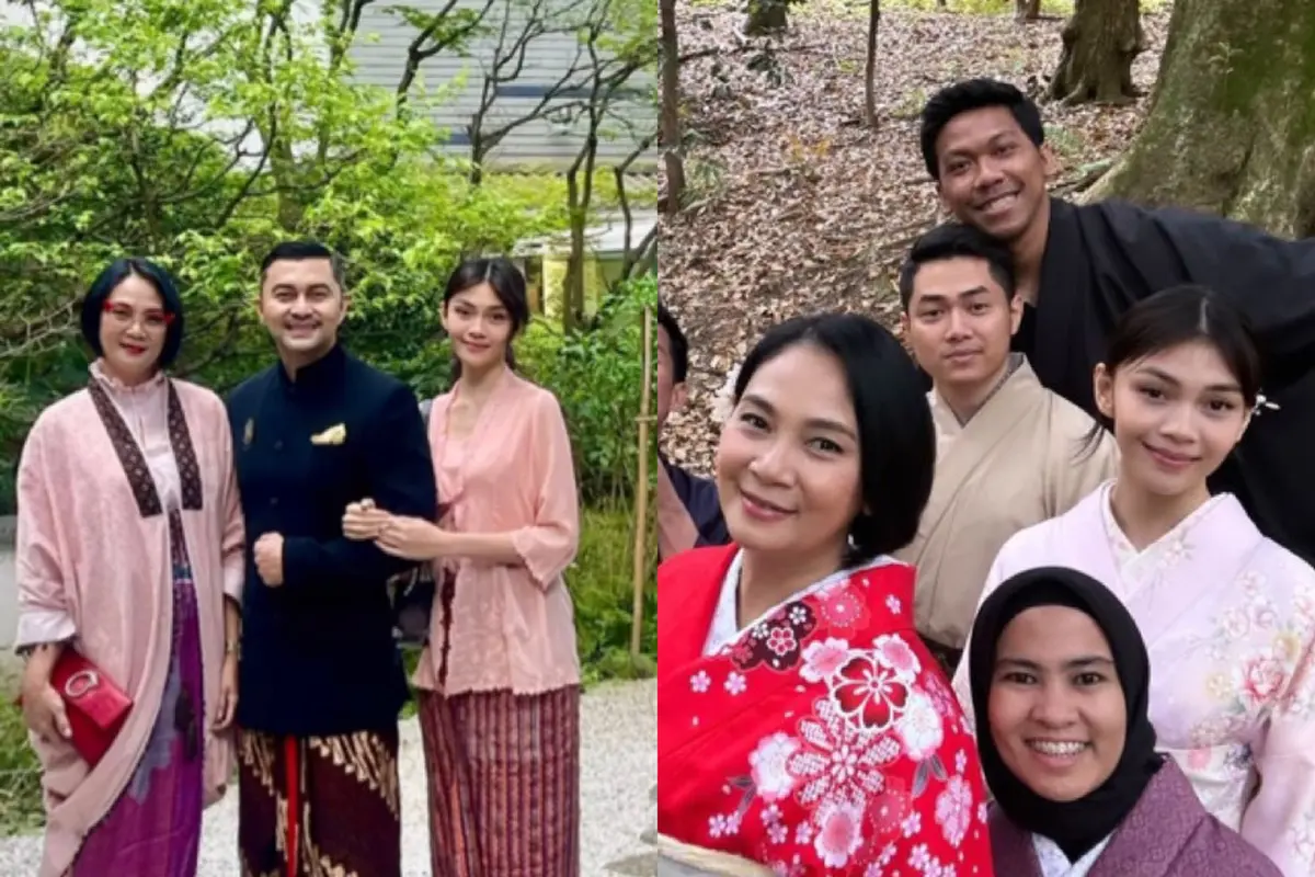 Keluarga Anjasmara dan Dian Nitami Liburan