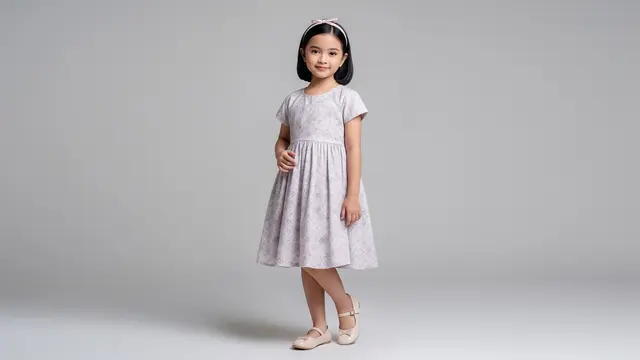Dress Anak Perempuan dengan Bahan Adem dan Nggak Bikin Keringatan di Berbagai Acara Model Dress Katun Lengan Pendek