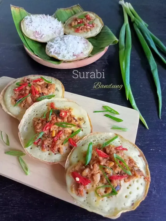 Resep serabi Bandung aneka topping. (dok. Cookpad @cook_12377473)