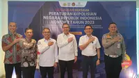 Sosialisasi Bersama Peraturan Kepolisian Negara Republik Indonesia Nomor 2 Tahun 2023 Tentang Perubahan atas Peraturan Kepolisian Negara Republik Indonesia Nomor 5 Tahun 2021 tentang Penerbitan dan Penandaan Surat Izin Mengemudi.