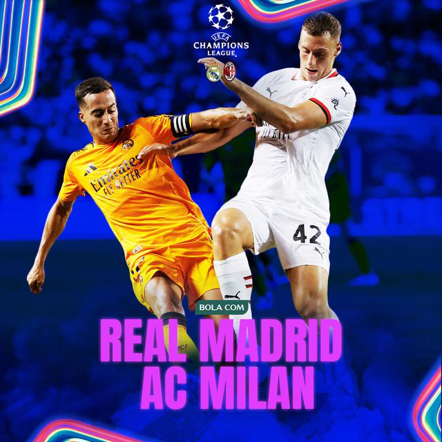 Liga Champions - Real Madrid Vs AC Milan - Duel Pemain