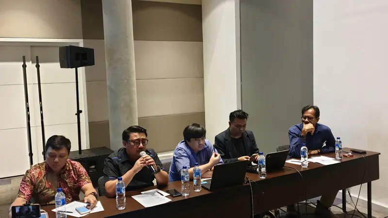 Diskusi 'Indeks HAM dan Visi Misi HAM Para Capres Cawapres' di Menteng, Jakarta Pusat. (Liputan6.com/Nanda Perdana Putra)