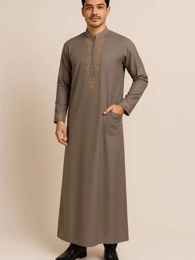 Model Gamis Slimfit untuk Pria (Image by ChatGPT)