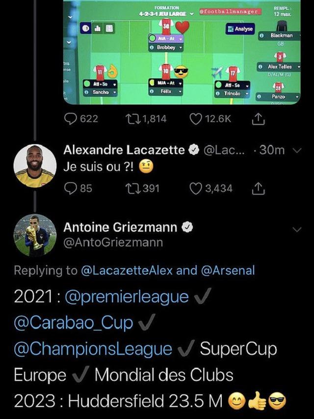 Griezmann Lacazette