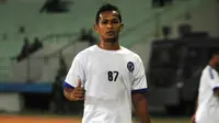 Suheri Daud, membela Madiun Putra FC tapi tak sesuai janji. (Bola.com/Robby Firly)